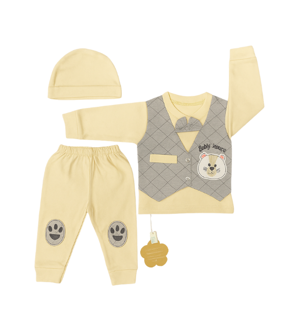 Newborn Baby Boy Suite with Bowtie Vest