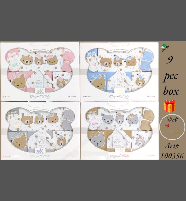 Newborn Baby Gift Set – 9 Pieces