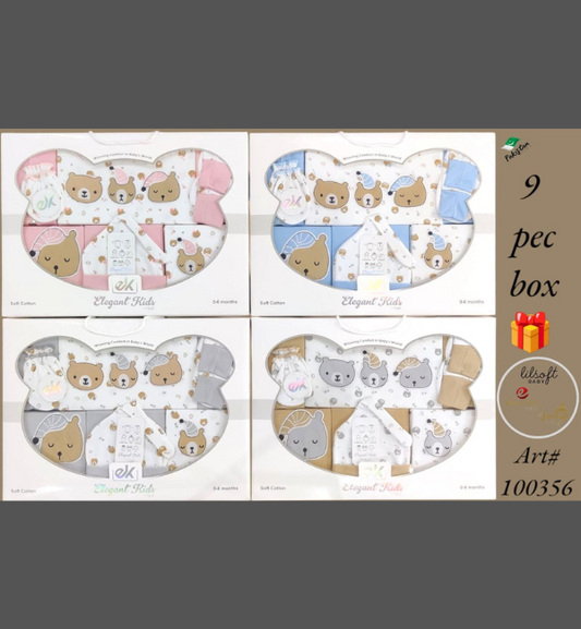 Newborn Baby Gift Set – 9 Pieces