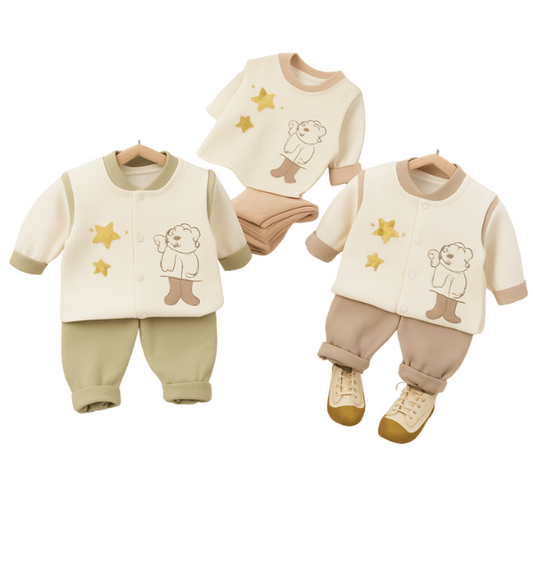 Imported Baby Cotton Outfit Set